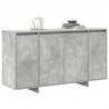 Bufet Betonowy szary 135 x 41 x 75 cm Materiał drewnopochodny
