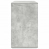 Bufet Betonowy szary 135 x 41 x 75 cm Materiał drewnopochodny
