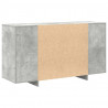 Bufet Betonowy szary 135 x 41 x 75 cm Materiał drewnopochodny
