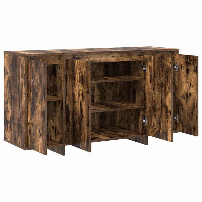 Bufet Dąb wędzony 135 x 41 x 75 cm Materiał drewnopochodny