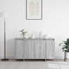 Bufet Szary Sonoma 135 x 41 x 75 cm Materiał drewnopochodny