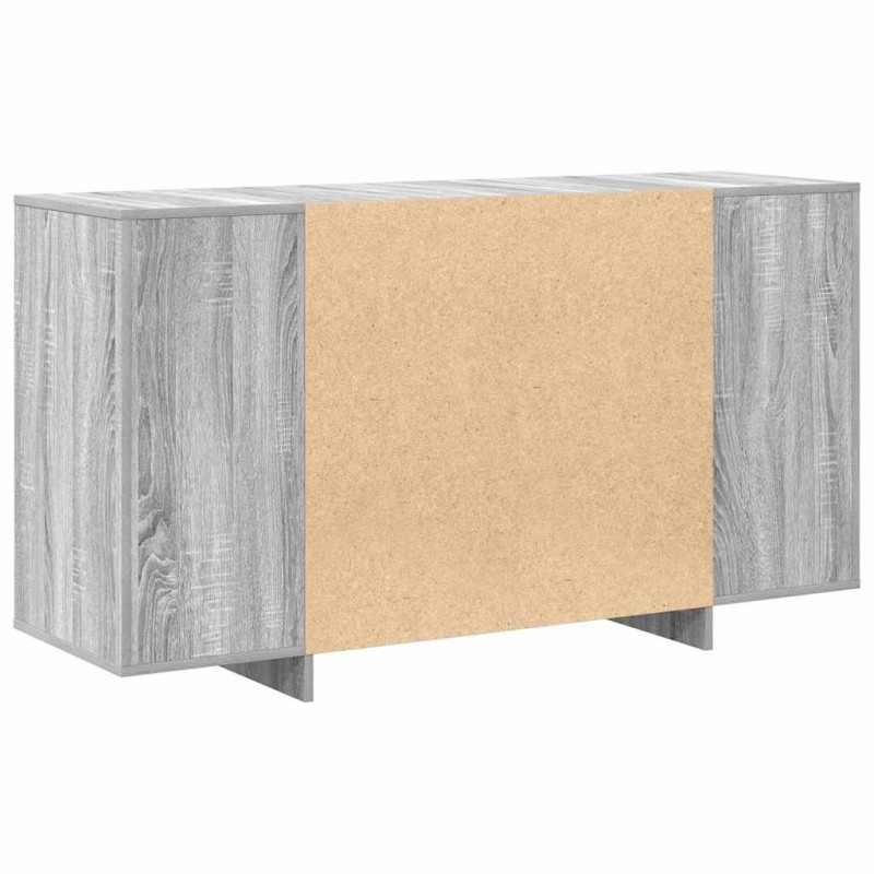 Bufet Szary Sonoma 135 x 41 x 75 cm Materiał drewnopochodny