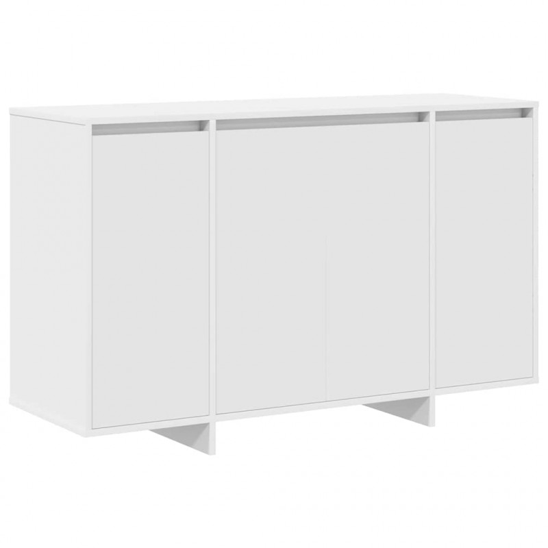 Bufet Biały 120 x 41 x 75 cm Materiał drewnopochodny