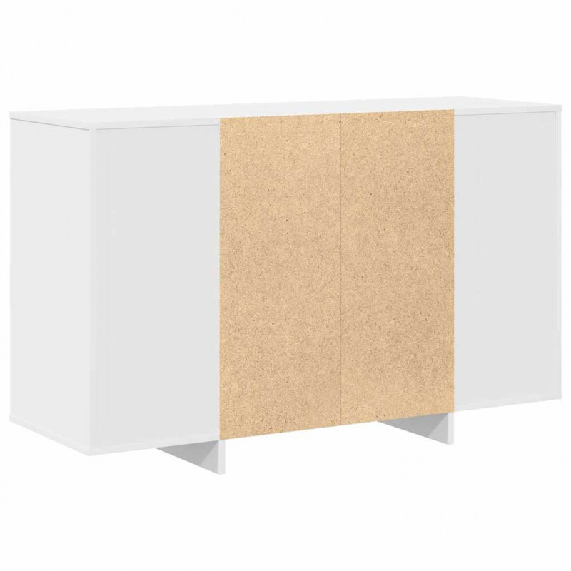 Bufet Biały 120 x 41 x 75 cm Materiał drewnopochodny
