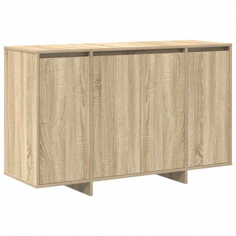 Bufet dąb sonoma 120 x 41 x 75 cm Materiał drewnopochodny