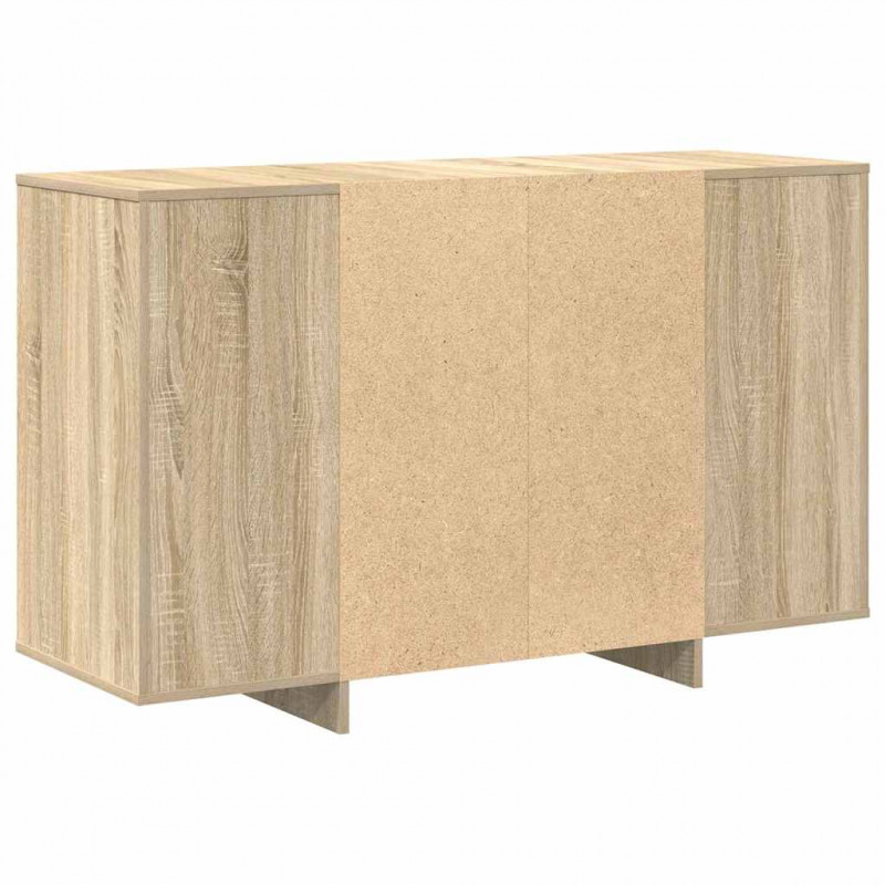 Bufet dąb sonoma 120 x 41 x 75 cm Materiał drewnopochodny