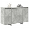 Bufet Betonowy szary 120 x 41 x 75 cm Materiał drewnopochodny