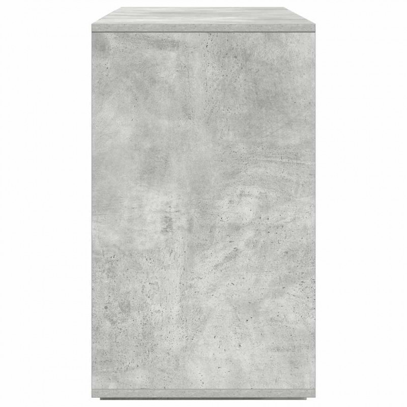 Bufet Betonowy szary 120 x 41 x 75 cm Materiał drewnopochodny