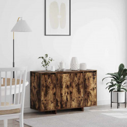 Bufet Wędzony dąb 120 x 41 x 75 cm Materiał drewnopochodny