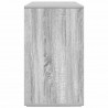 Bufet Szary dąb sonoma 120 x 41 x 75 cm Materiał drewnopochodny