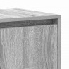 Bufet Szary dąb sonoma 120 x 41 x 75 cm Materiał drewnopochodny