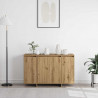 Bufet dąb artisan 120 x 41 x 75 cm Materiał drewnopochodny
