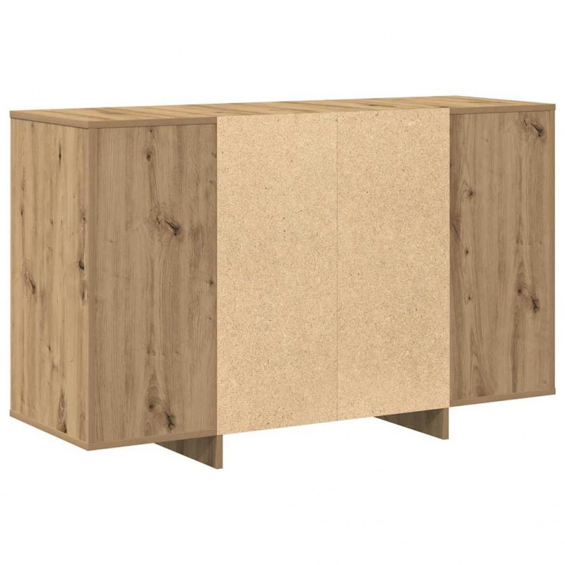 Bufet dąb artisan 120 x 41 x 75 cm Materiał drewnopochodny