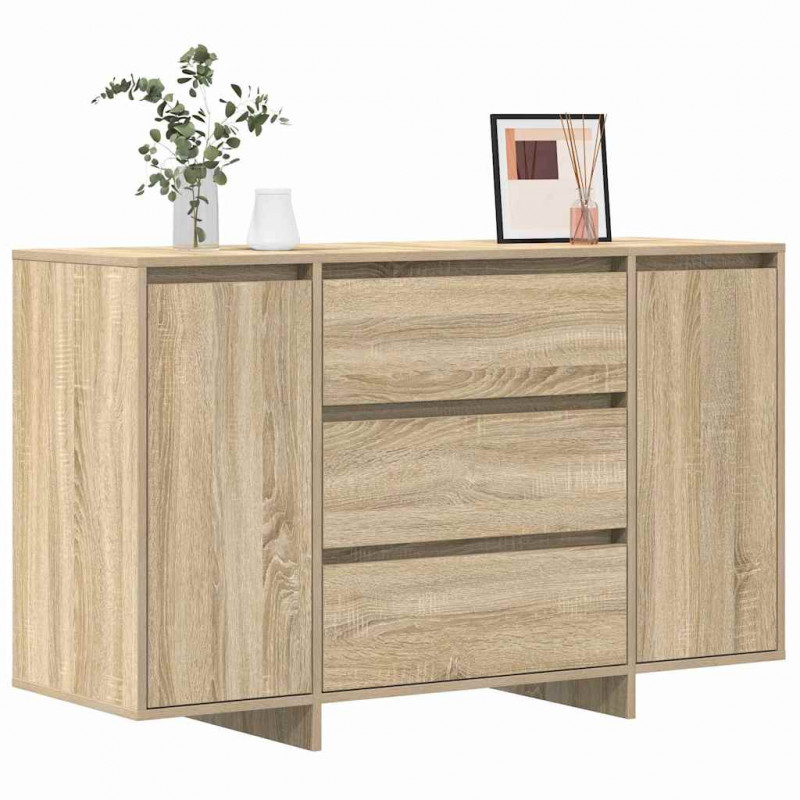 Bufet Dąb Sonoma 120 x 41 x 75 cm Materiał drewnopochodny