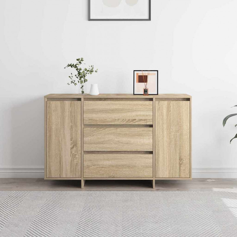 Bufet Dąb Sonoma 120 x 41 x 75 cm Materiał drewnopochodny