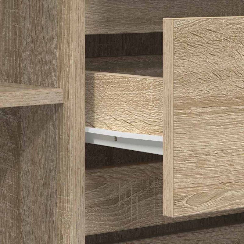 Bufet Dąb Sonoma 120 x 41 x 75 cm Materiał drewnopochodny