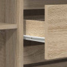 Bufet Dąb Sonoma 120 x 41 x 75 cm Materiał drewnopochodny