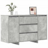Bufet Betonowy szary 120 x 41 x 75 cm Materiał drewnopochodny