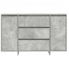 Bufet Betonowy szary 120 x 41 x 75 cm Materiał drewnopochodny