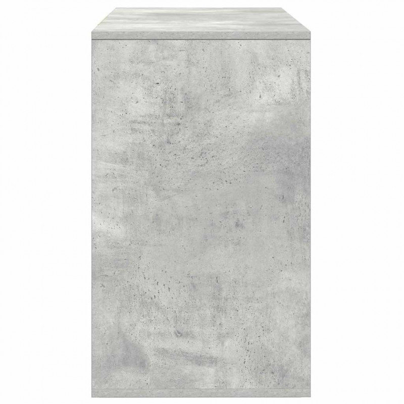 Bufet Betonowy szary 120 x 41 x 75 cm Materiał drewnopochodny