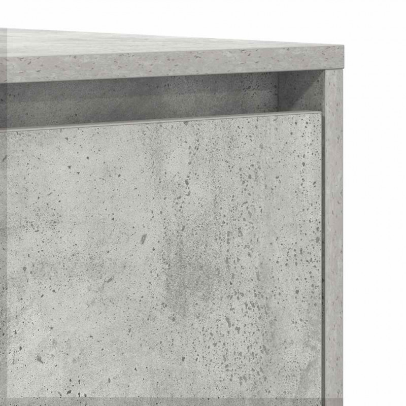 Bufet Betonowy szary 120 x 41 x 75 cm Materiał drewnopochodny