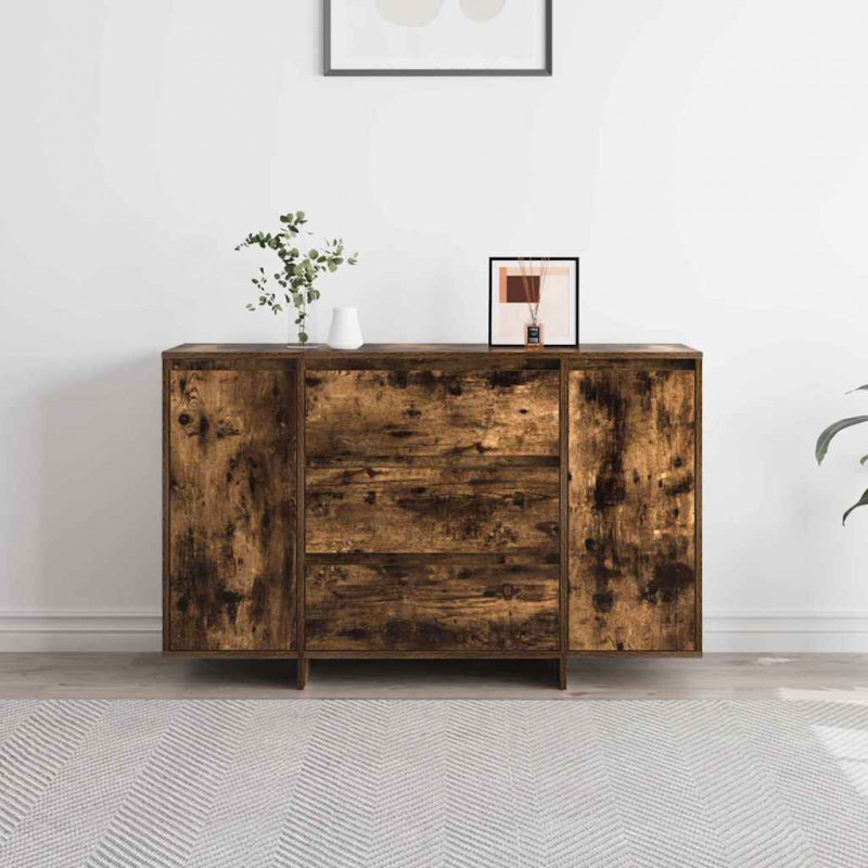 Bufet Dąb wędzony 120 x 41 x 75 cm Materiał drewnopochodny