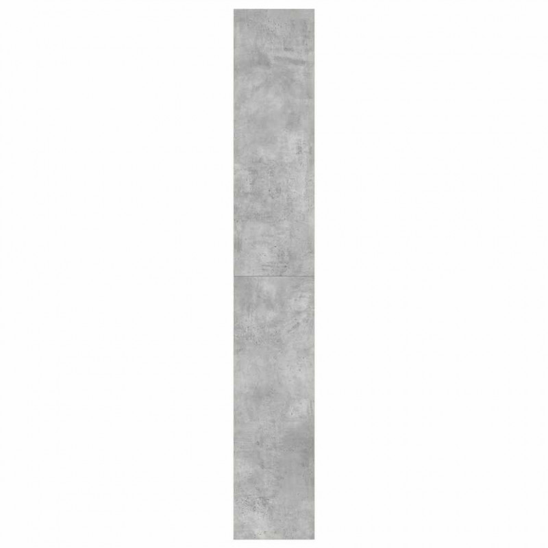Szafka na książki Betonowy szary 100 x 30 x 198 cm