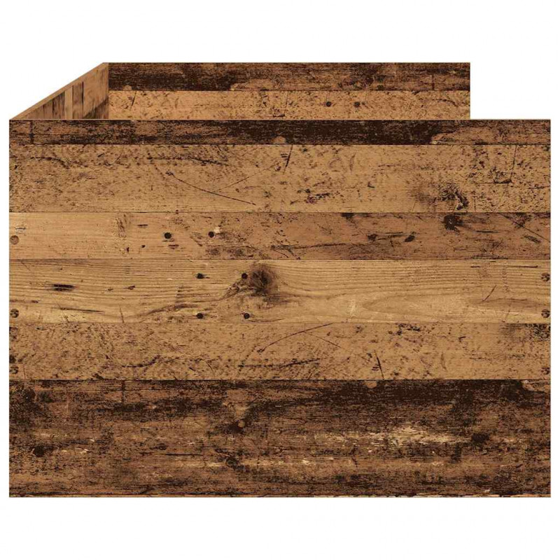 Łóżko dzienne Stare drewno 90 x 200 cm Materiał drewnopochodny
