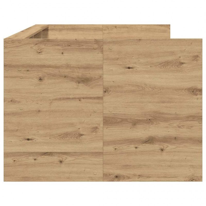 Łóżko dzienne Z zagłówkiem Dąb rzemieślniczy 90 x 190 cm