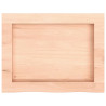 Półka, 40x30x(2-6) cm, surowe lite drewno dębowe
