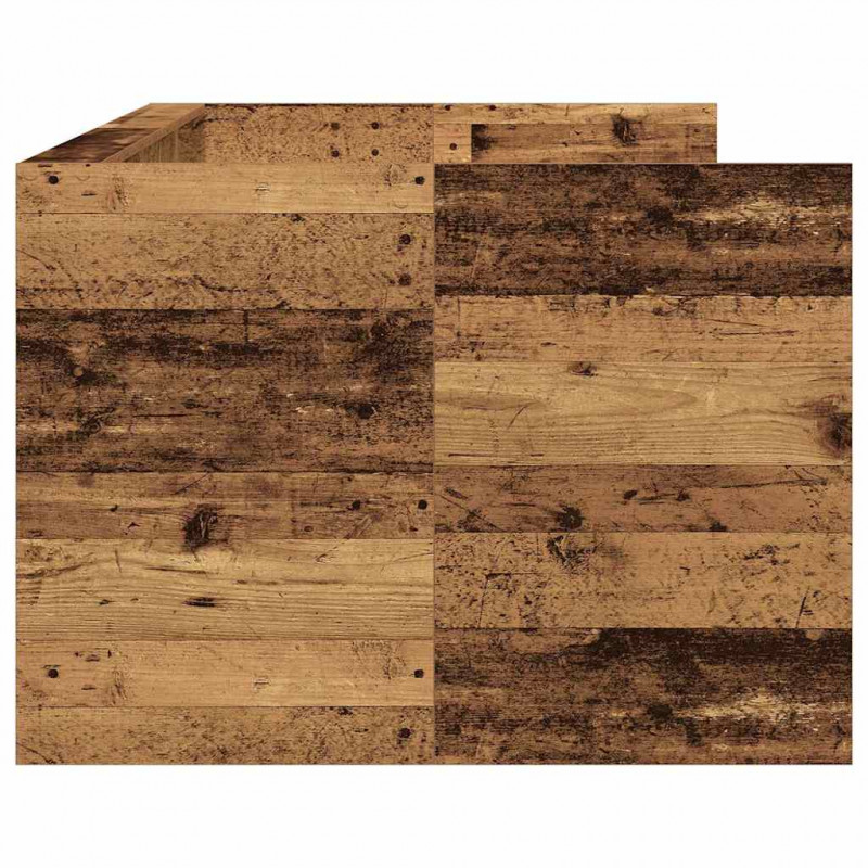 Łóżko dzienne Stare drewno 75 x 190 cm Materiał drewnopochodny
