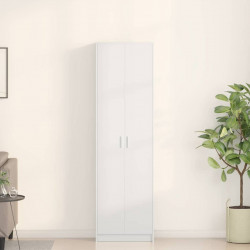 Garderoba Biały 55 x 25 x 189 cm Materiał drewnopochodny