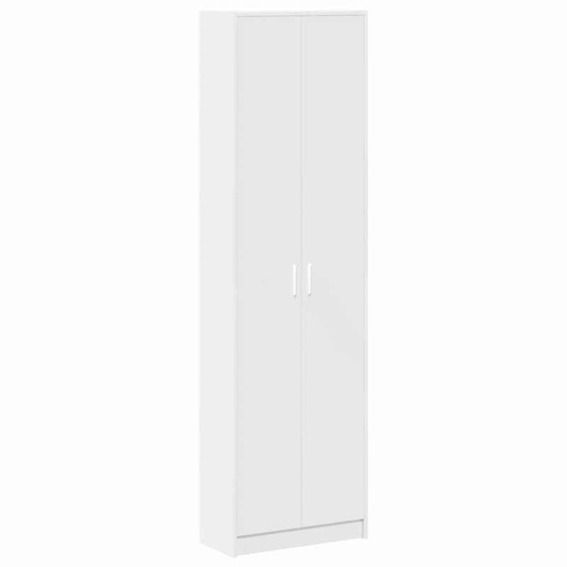 Garderoba Biały 55 x 25 x 189 cm Materiał drewnopochodny
