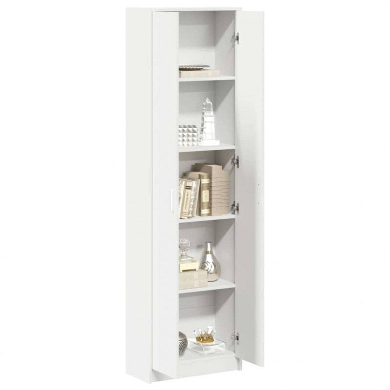 Garderoba Biały 55 x 25 x 189 cm Materiał drewnopochodny
