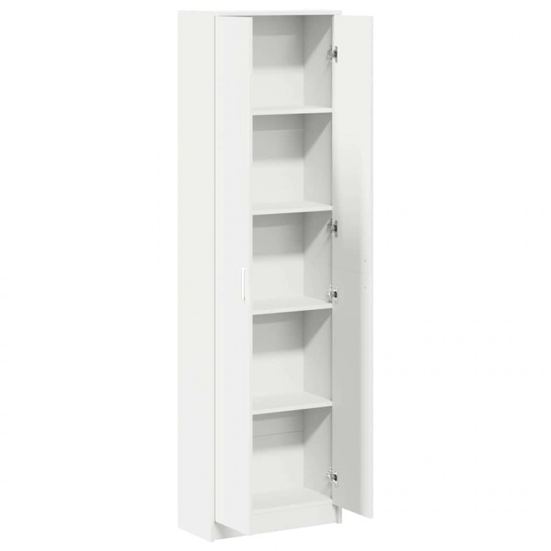 Garderoba Biały 55 x 25 x 189 cm Materiał drewnopochodny
