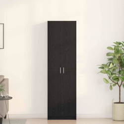 Garderoba Czarny Dąb 55 x 25 x 189 cm Materiał drewnopochodny