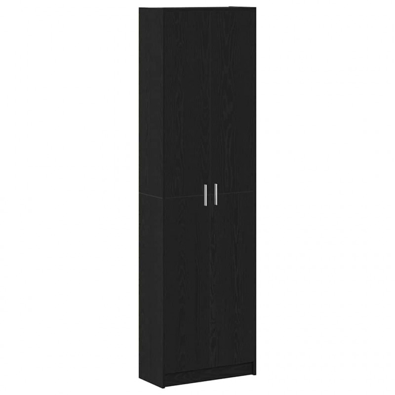 Garderoba Czarny Dąb 55 x 25 x 189 cm Materiał drewnopochodny