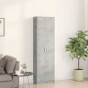 Garderoba z półką z drzwiami Betonowy szary 55 x 25 x 189 cm
