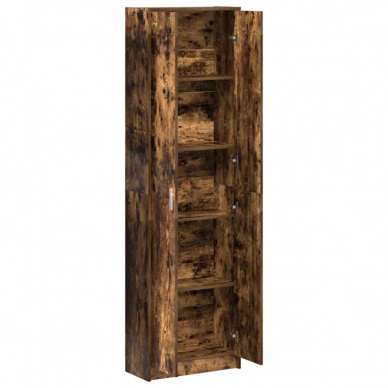 Garderoba Dąb wędzony 55 x 25 x 189 cm Materiał drewnopochodny
