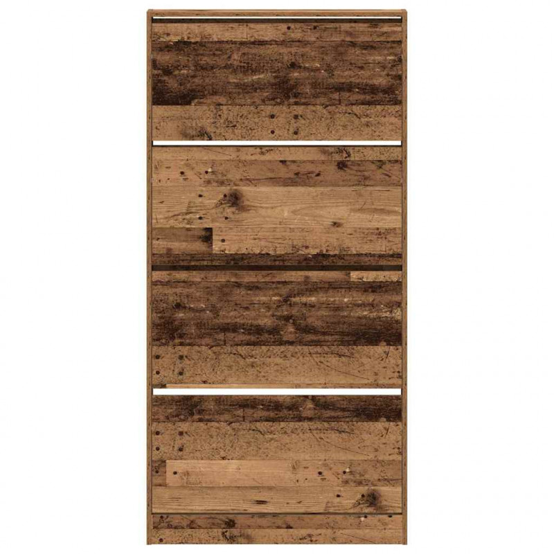 Szafka na buty z półką Stare drewno 80 x 21 x 163,5 cm