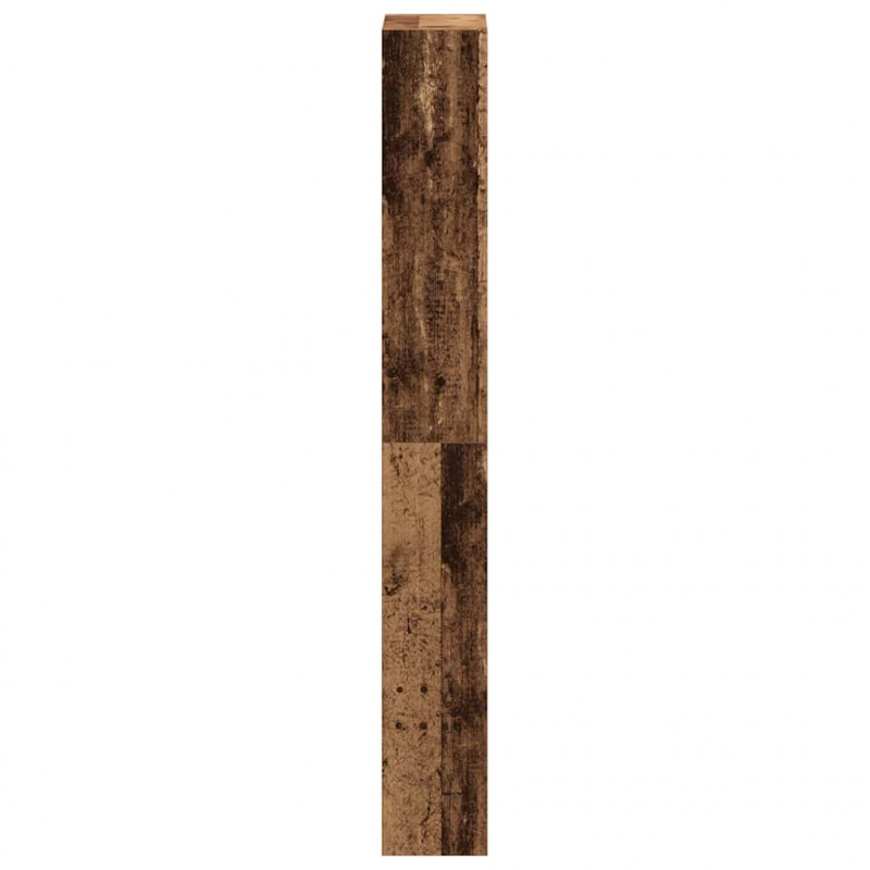 Szafka na buty z półką Stare drewno 80 x 21 x 163,5 cm