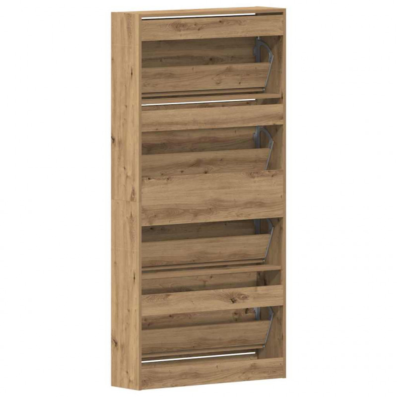 Szafka na buty z półką Dąb rzemieślniczy 80 x 21 x 163,5 cm