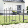 Ogrodzenie Ogrodowe 2 pcs Szary 3,4 x 0,8 m