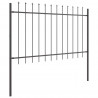 Ogrodzenie Ogrodowe 2 pcs Szary 3,4 x 0,8 m