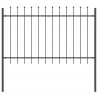 Ogrodzenie Ogrodowe 2 pcs Szary 3,4 x 1 m