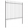 Ogrodzenie Ogrodowe 2 pcs Szary 3,4 x 1,5 m