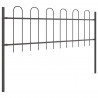Ogrodzenie Ogrodowe 2 pcs Szary 3,4 x 0,6 m