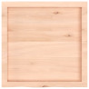 Półka, 60x60x(2-4) cm, surowe lite drewno dębowe