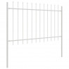 Ogrodzenie Ogrodowe 2 pcs Biały 3,4 x 1 m