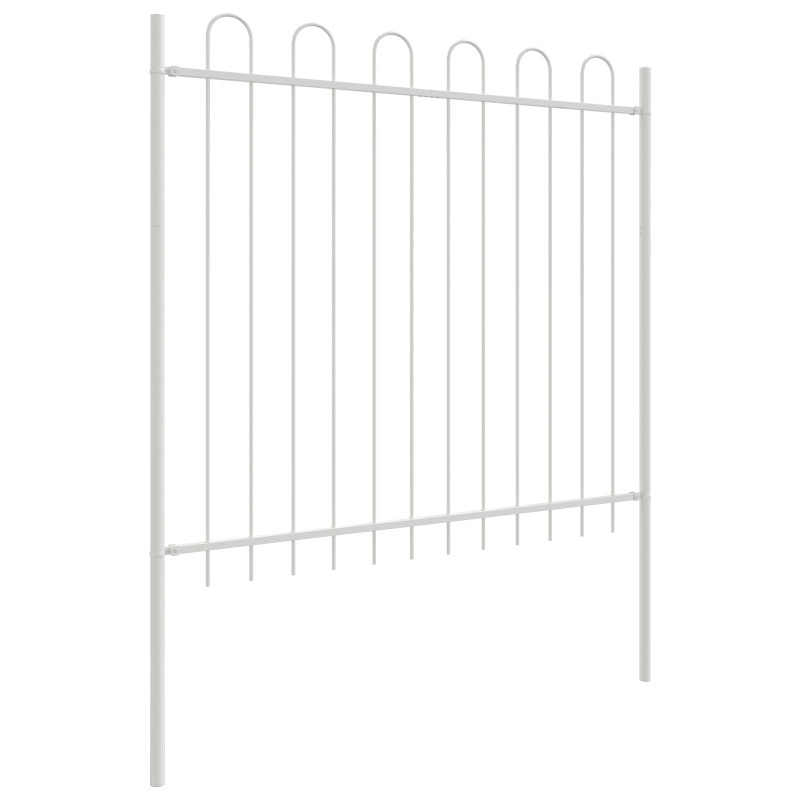 Ogrodzenie Ogrodowe 2 pcs Biały 3,4 x 1 m